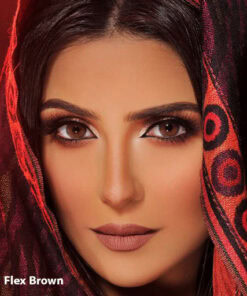 خرید لنز رنگی فلکس براون
