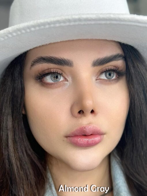 خرید لنز رنگی فصلی الموند گری آماندا