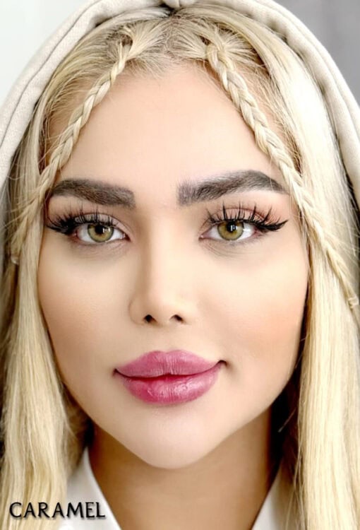 خرید لنز آیس کالر کارامل