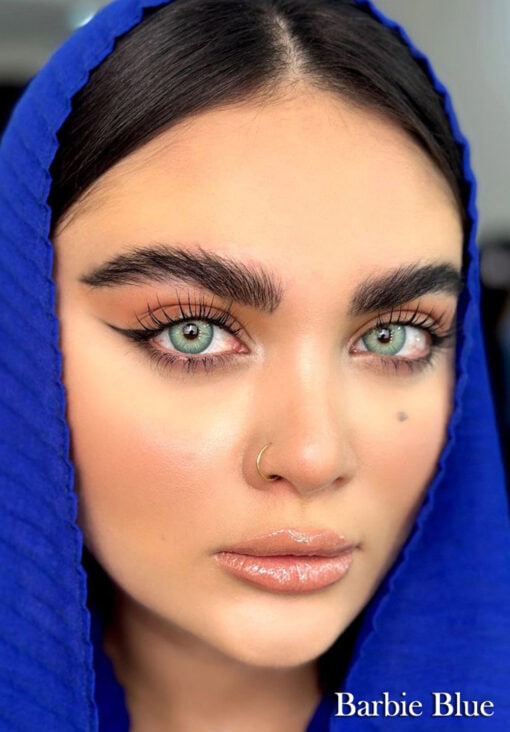 خرید لنز چشم سالانه باربی بلو یونیک