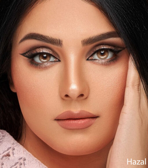 خرید لنز دهب سری نچرال رنگ هیزل