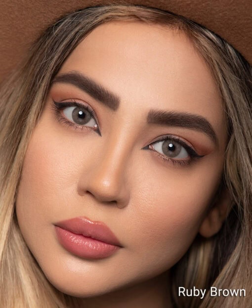 خرید لنز چشم برند اپتی کالر رابی براون