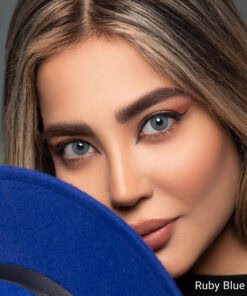خرید لنز چشم برند اپتی کالر رنگ رابی بلو