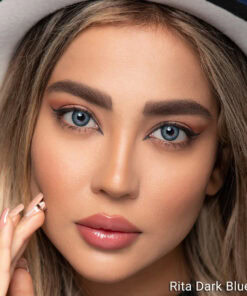 خرید لنز چشم برند اپتی کالر رنگ ریتا دارک بلو