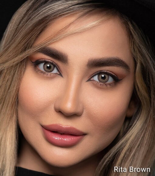 خرید لنز چشم برند اپتی کالر ریتا براون